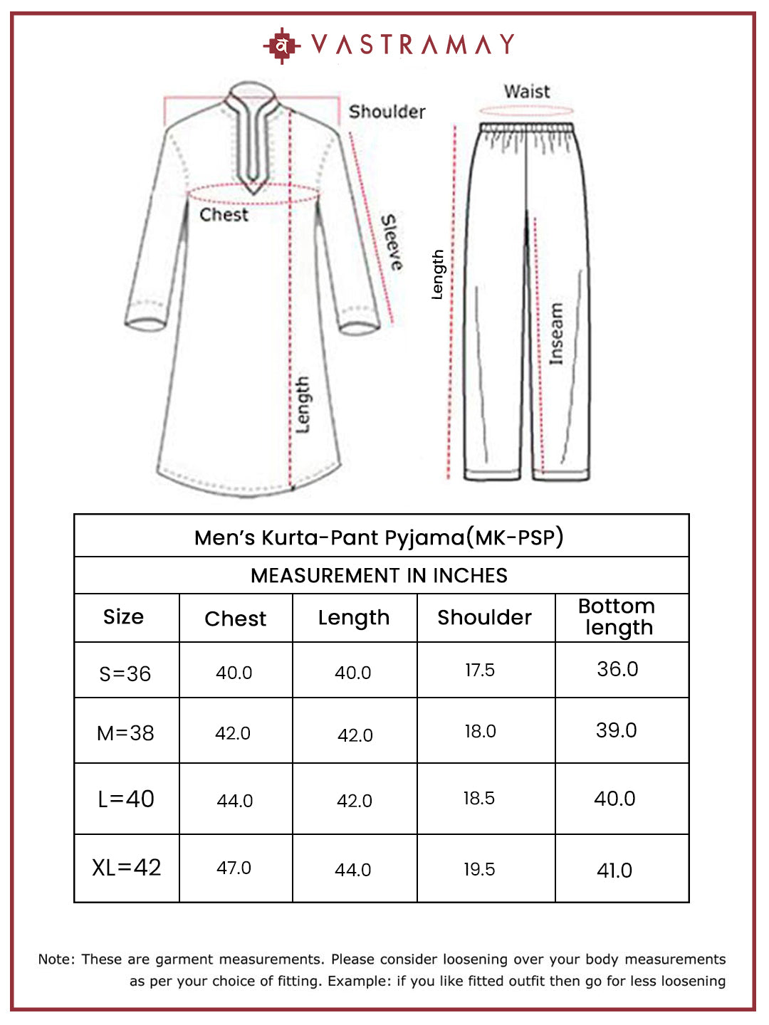 Men's Maroon And White Rayon Cotton Kurta Pyjama Set