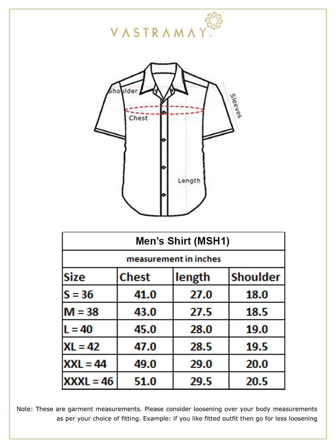  Stylish back view of VASTRAMAY Men's Grey Cotton Blend Foil Printed Shirt with button-down collar