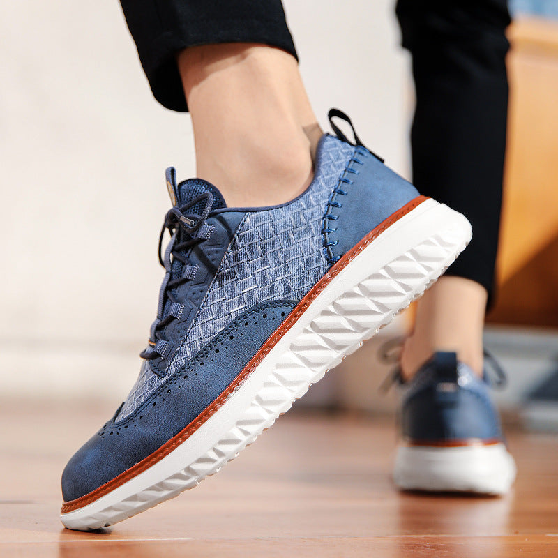 Matteo Woven Leather Sneaker