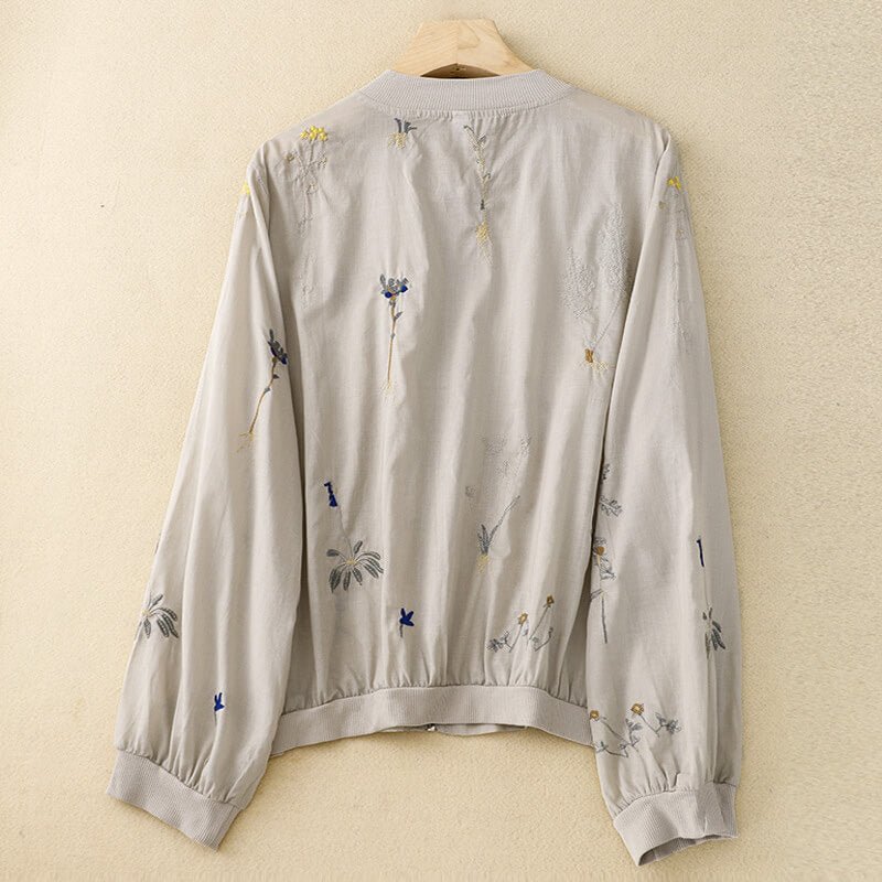 Arlette Couture Cotton-Linen Jacket  - By Qivii