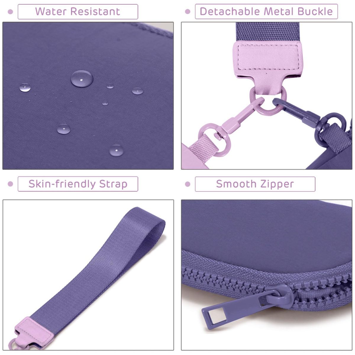 Mini Nylon Pouch Wristlet