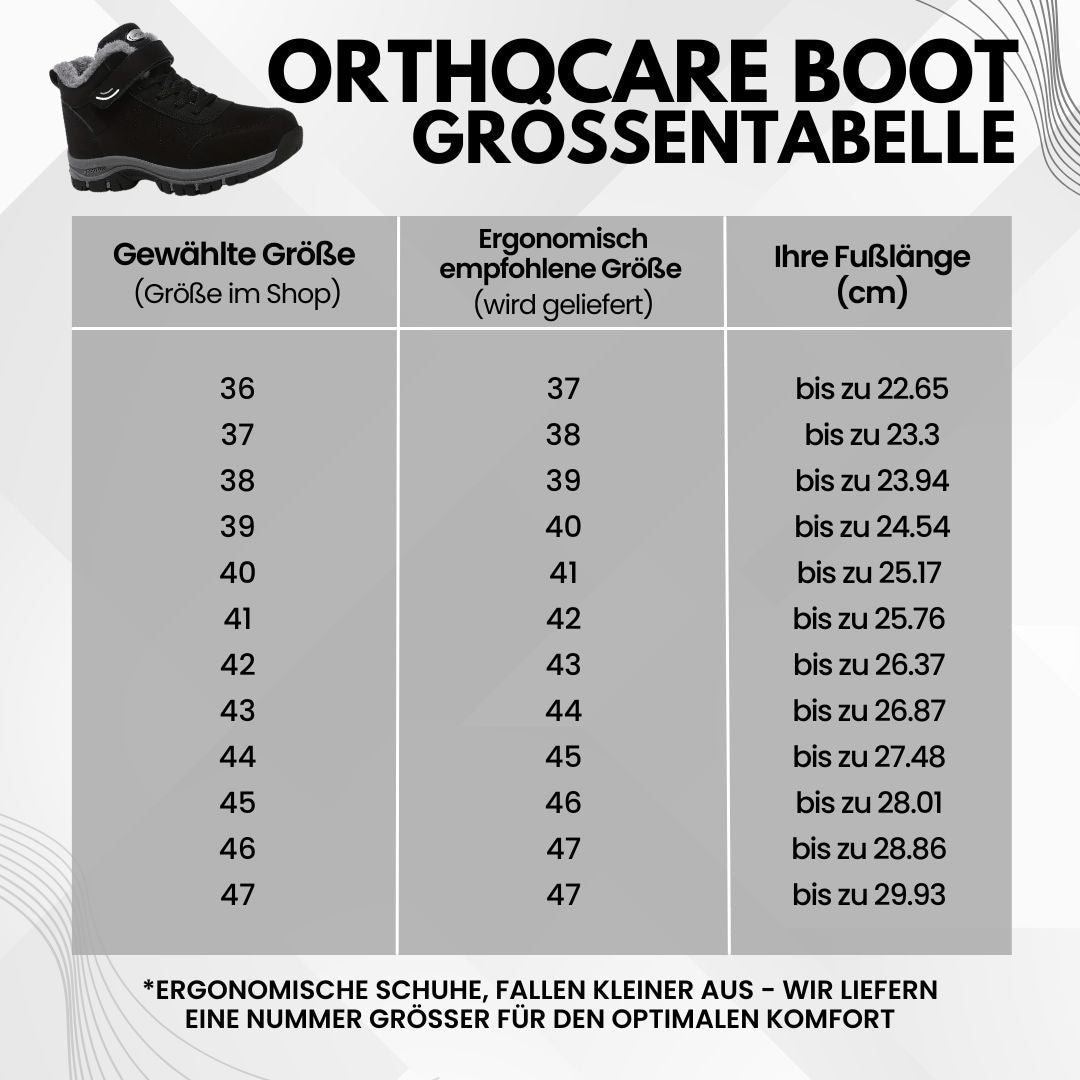 OrthoCare Boot - Ergonomischer & schmerzlindernden Komfortschuh  - By Qivii