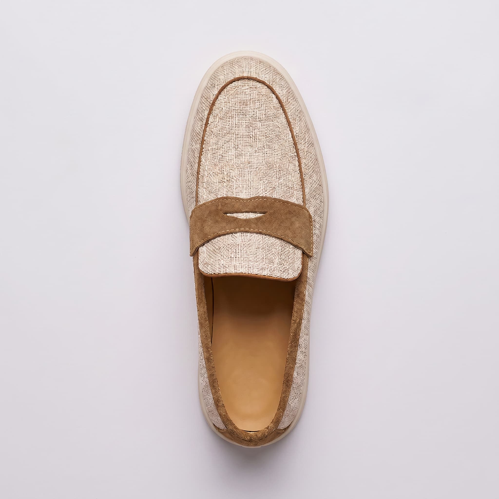 Newbury Linen Penny Loafer
