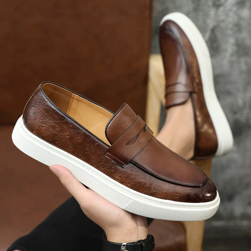 Large size men's casual loafers