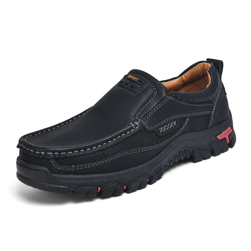 Men's Loafers Large Size Casual Shoes Non-slip Breathable Latex Insoles