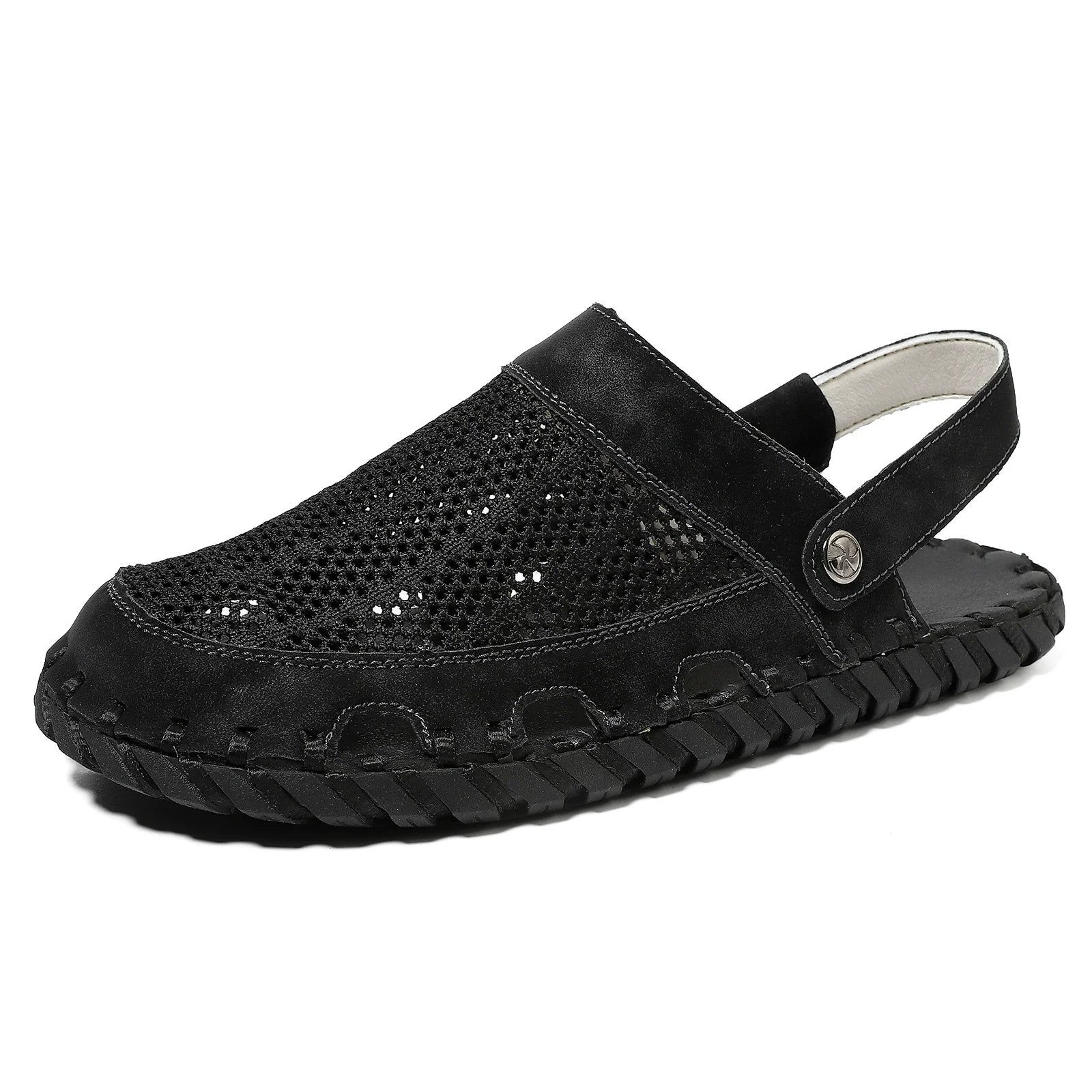 Men's 2025 Summer Genuine Leather Outdoor Beach Sandals
