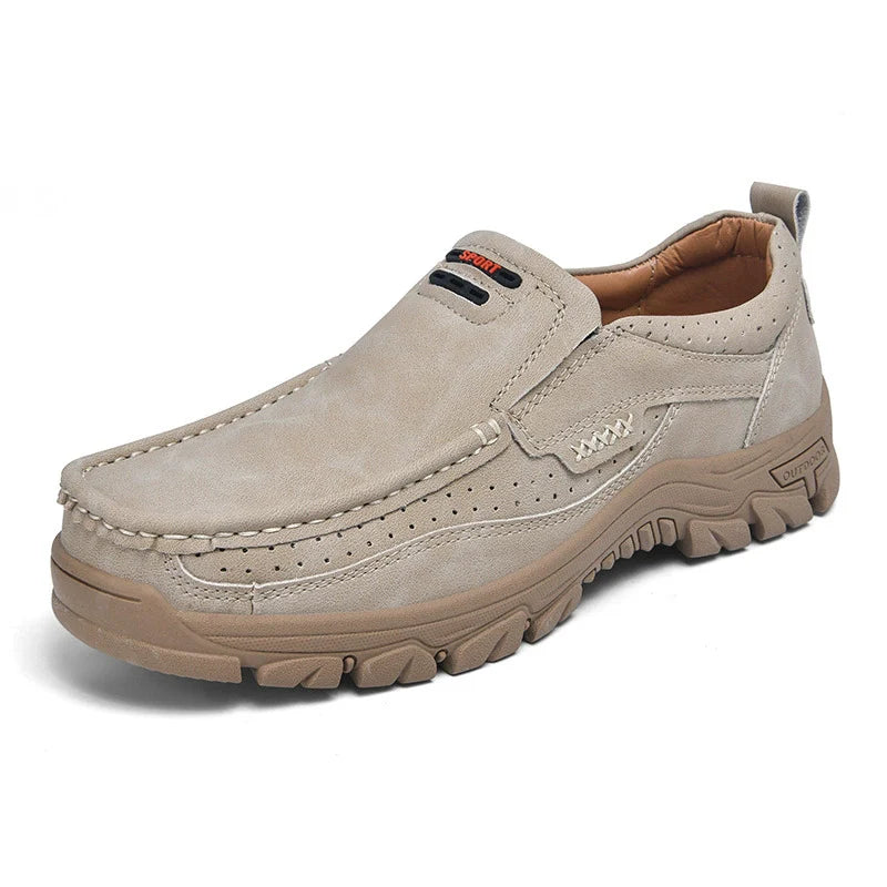 Men's Loafers Large Size Casual Shoes Non-slip Breathable Latex Insoles