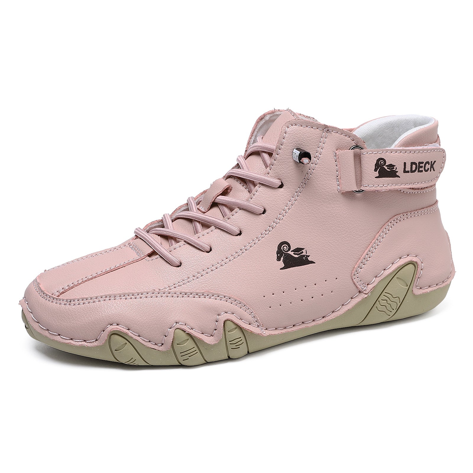 Men’s Octopus High-Top Lace-Up Hand-Sewn Leisure Boots
