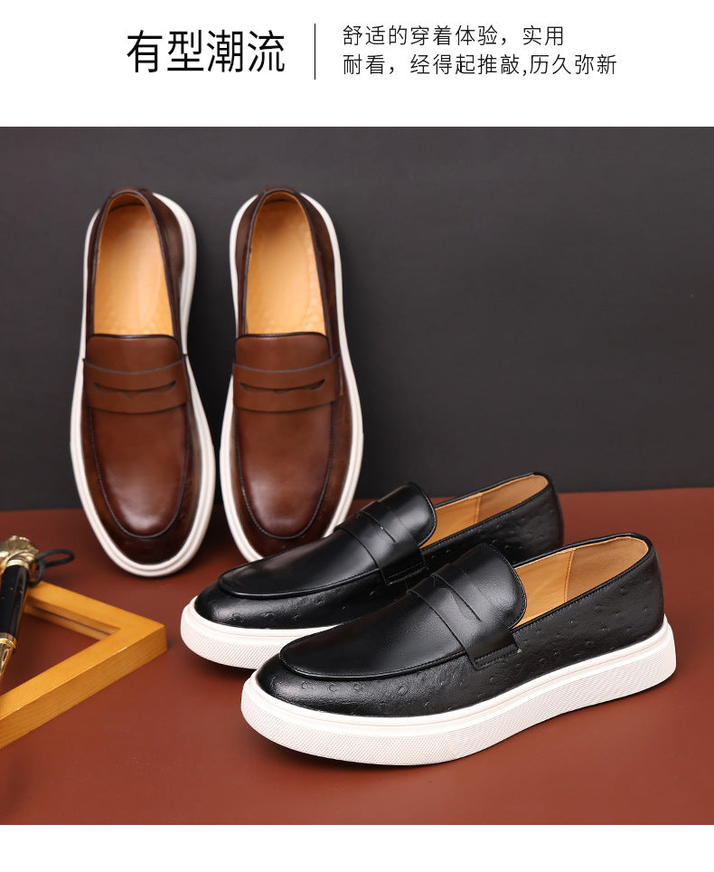 Large size men's casual loafers