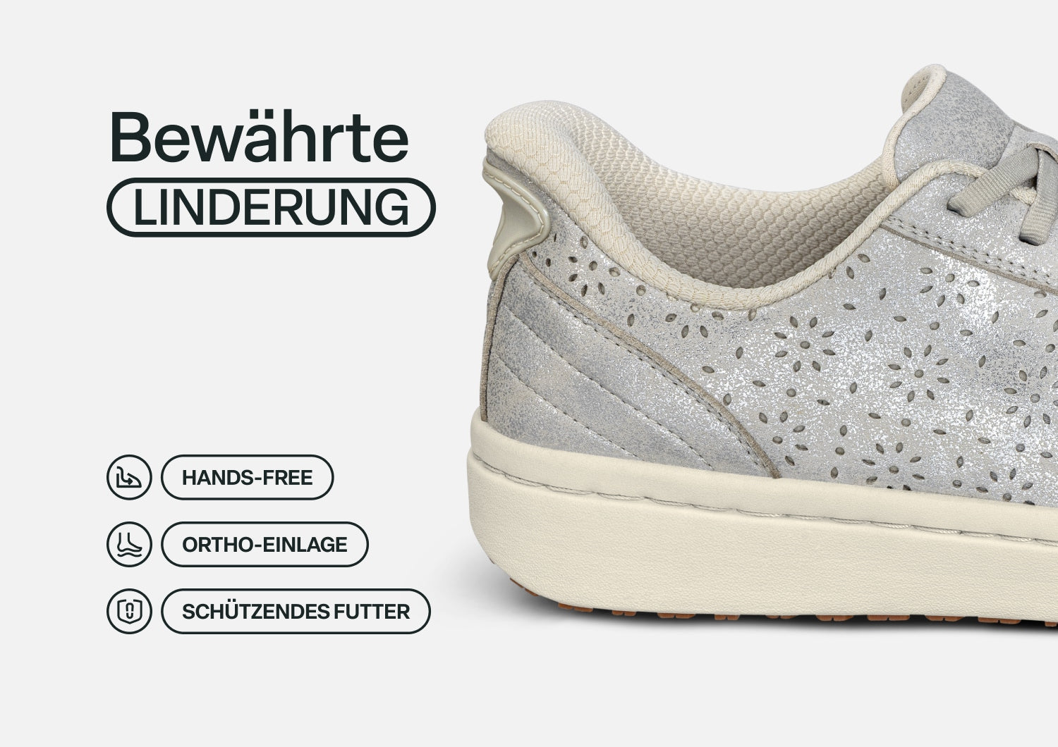 Elise - Der Hands-Free Komfort-Sneaker für stilvolle Tage  - By Qivii