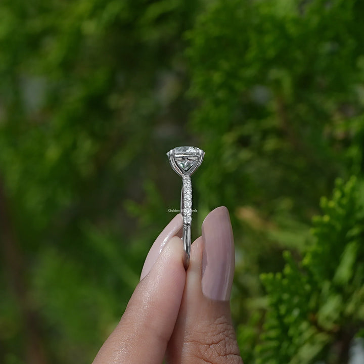 Old European Round Diamond Engagement Ring