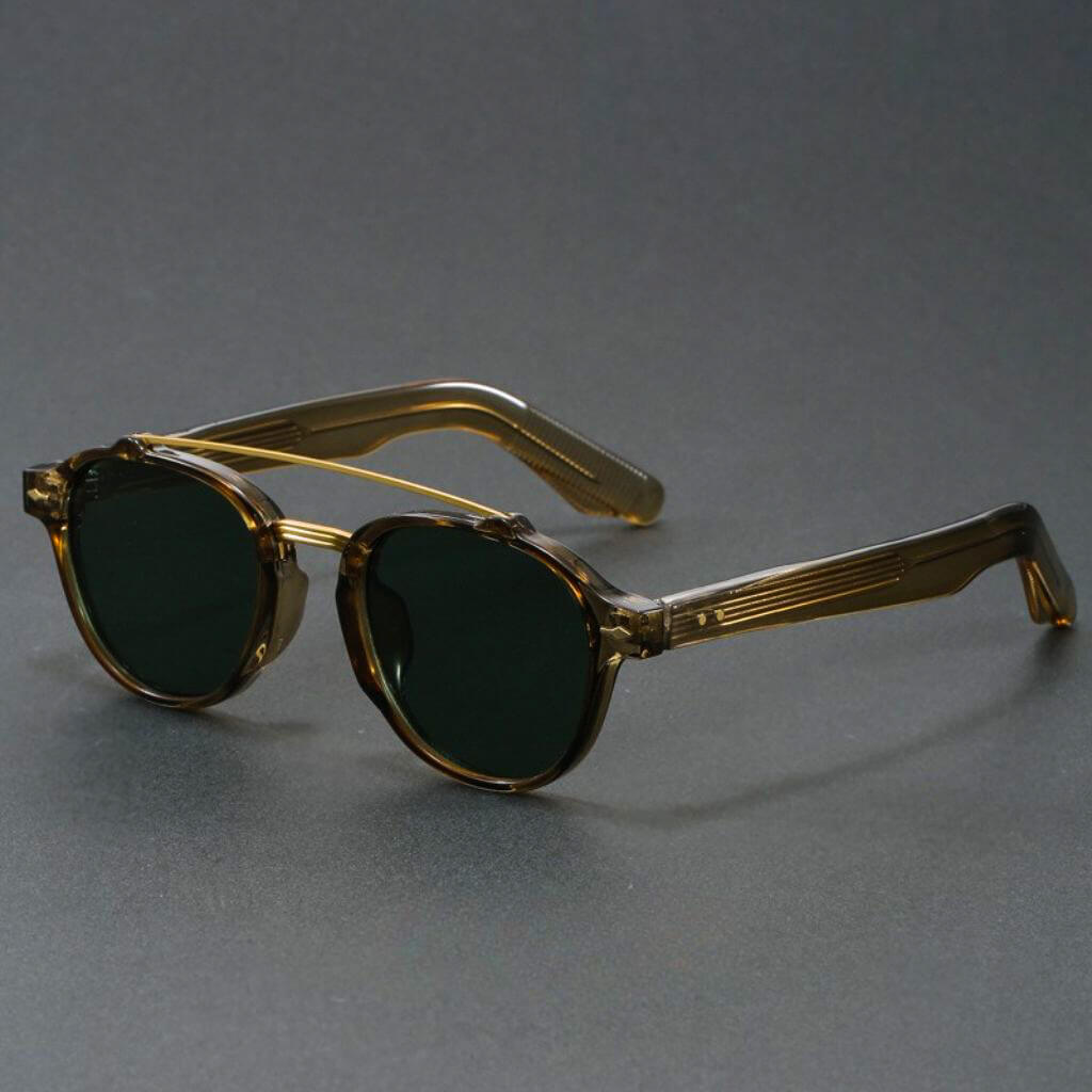 Atlas Retro Aviator Shades  - By Qivii