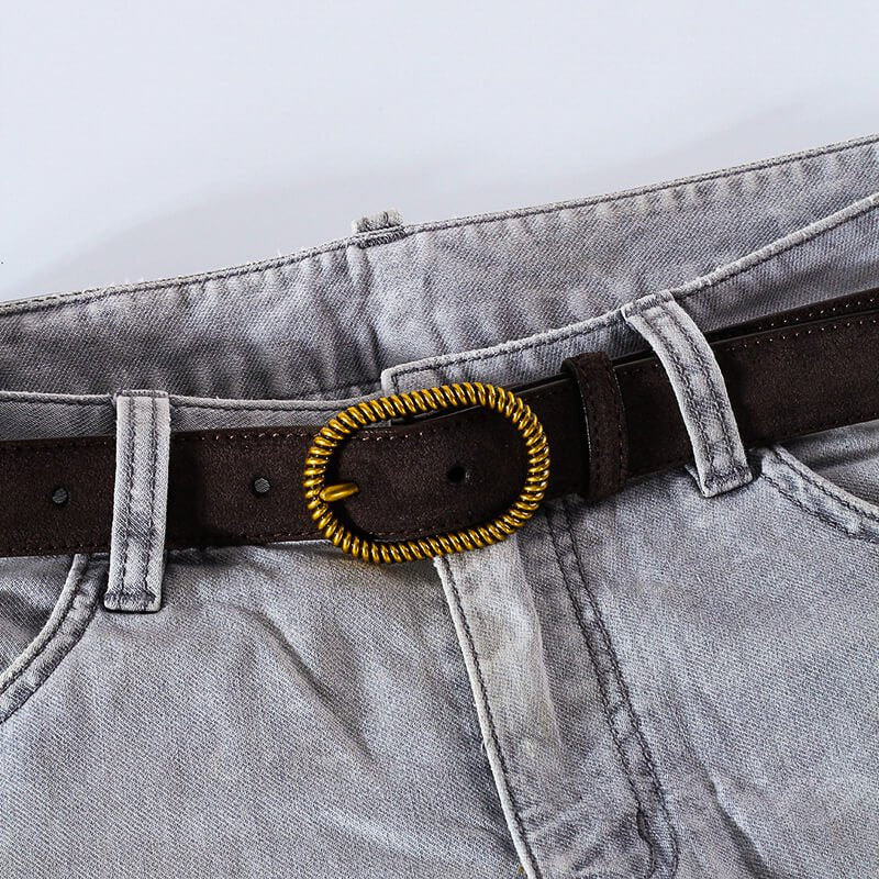 Charlotte Suede Belt  - By Qivii