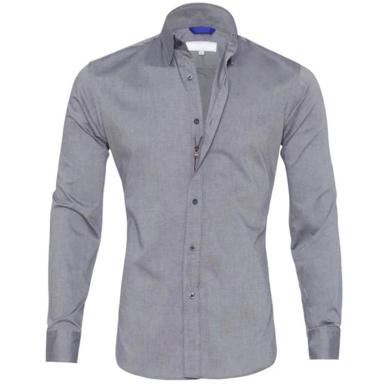 Apex™ Kreukvrije Zip-Up Shirt  - By Qivii