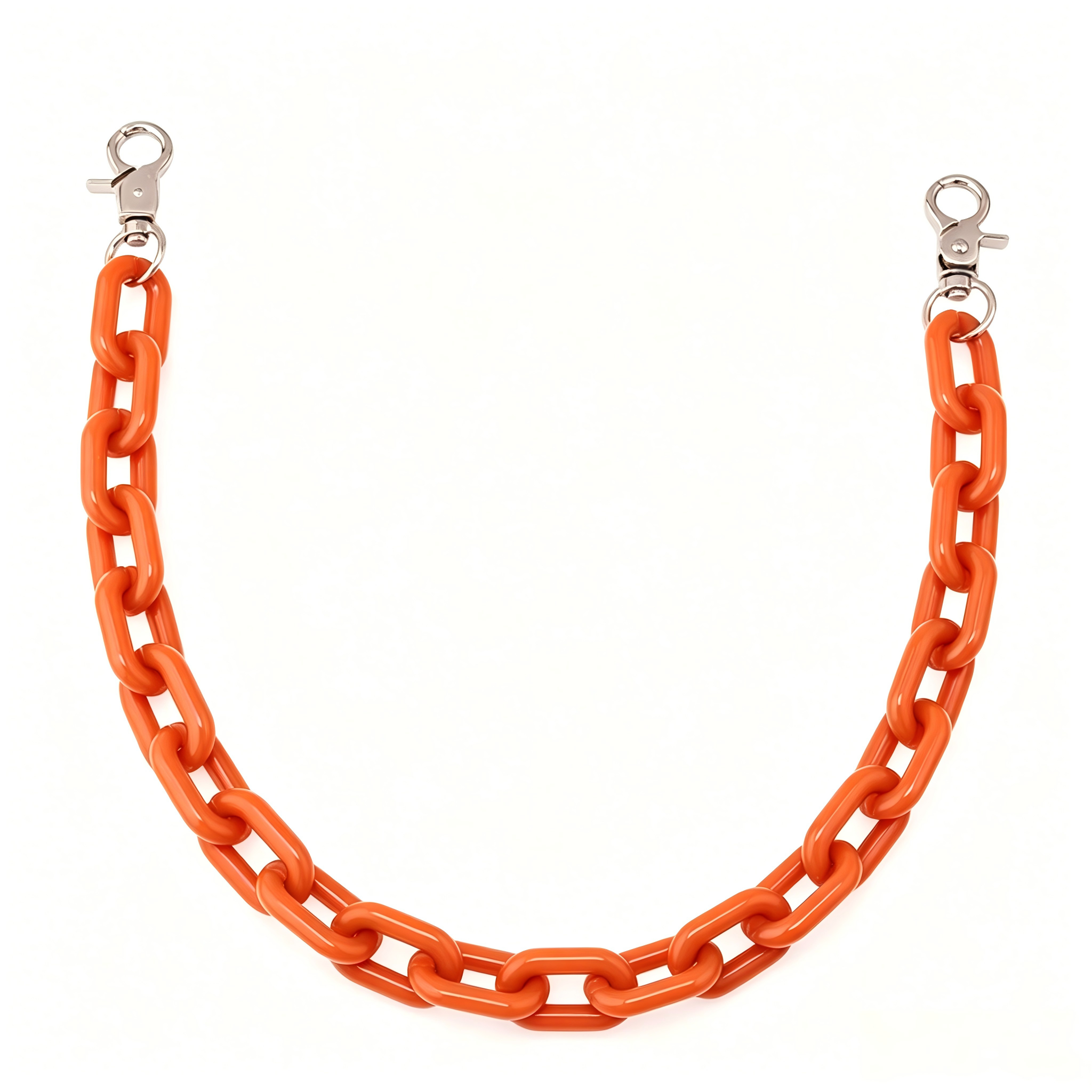 Ounamei Acrylic Chunky Bag Chain Strap – 50cm Lightweight Statement Purse Charm