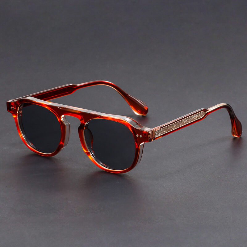 Riccardo Vintage Oval Shades  - By Qivii