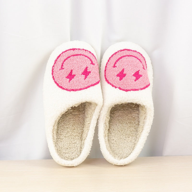 Lightning Smile Face Slippers