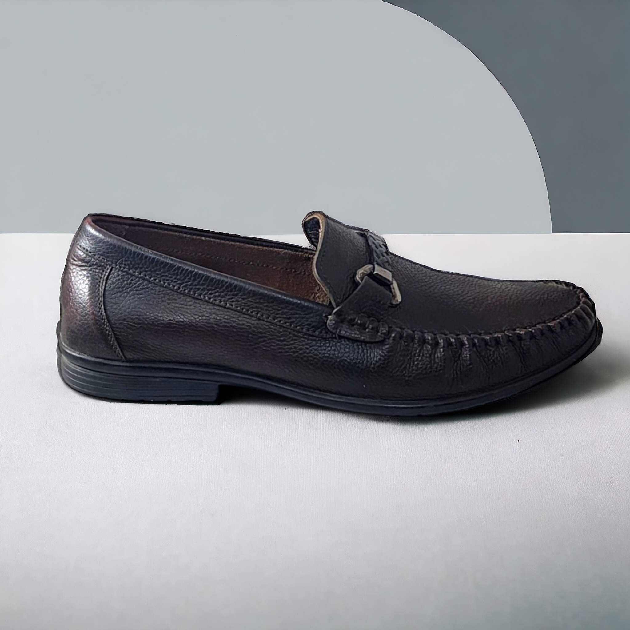 ZOOM 6622 BROWN Men's Loafers/Leather Shoes - qivii