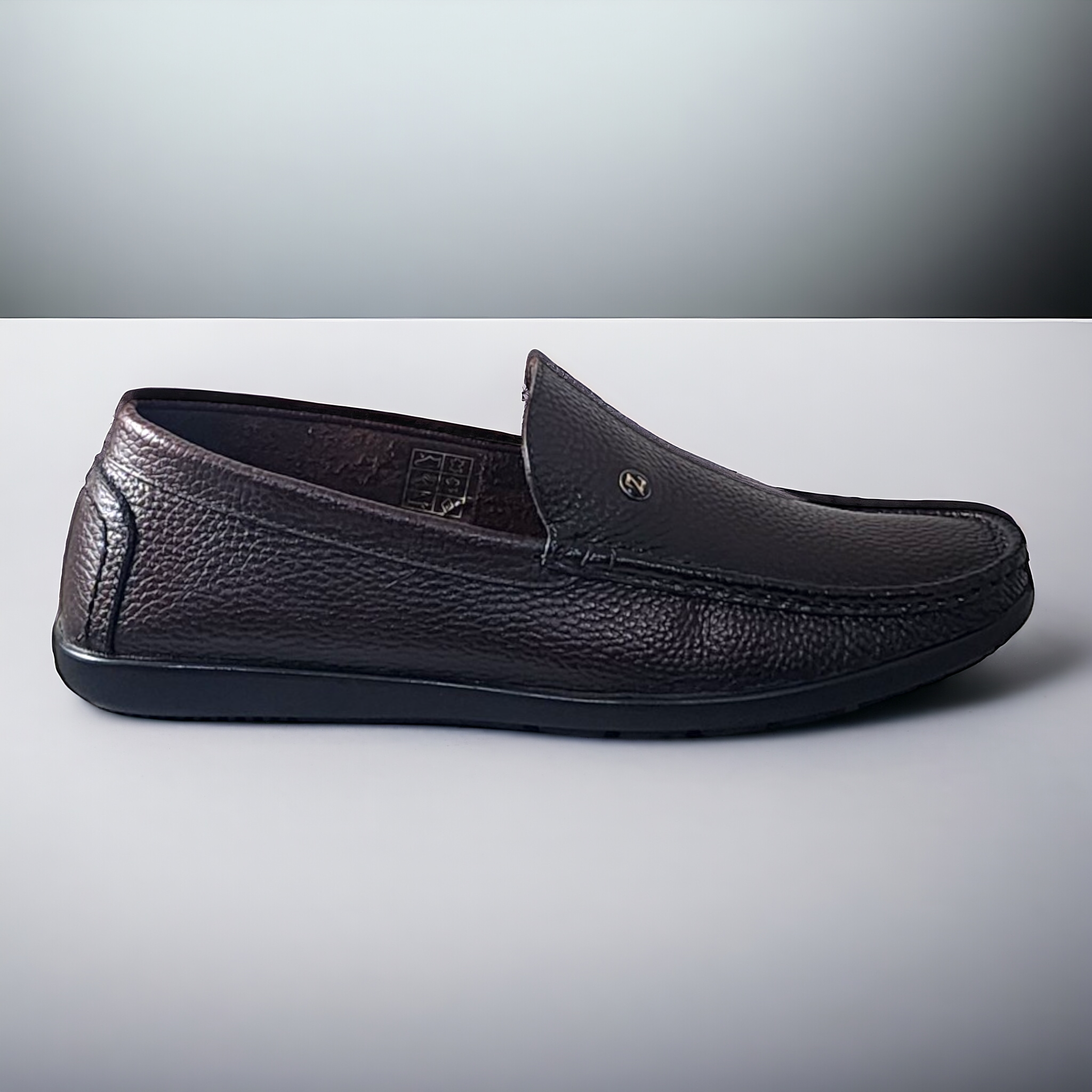 ZOOM D1315 BROWN Men's Loafers/Leather Shoes - qivii