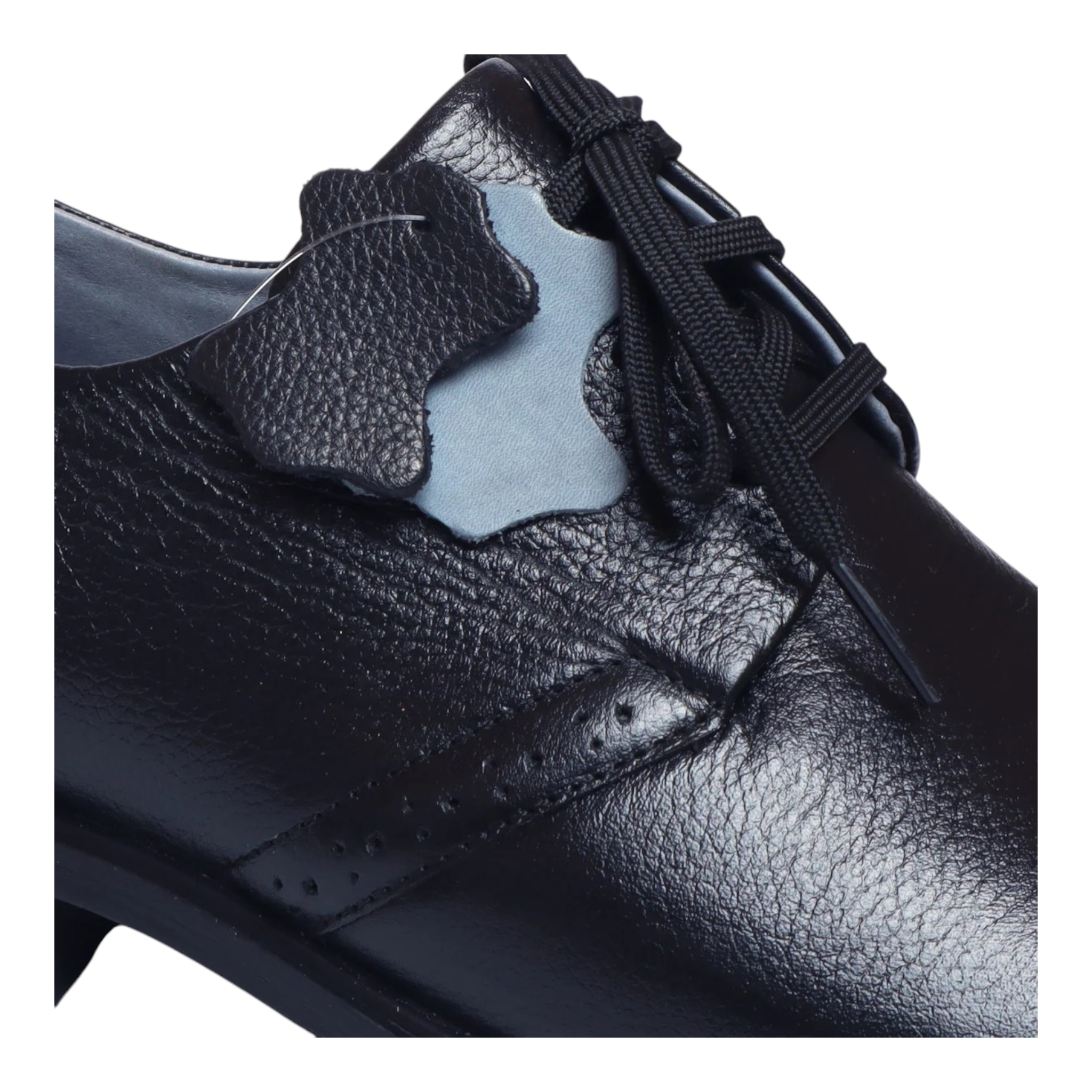 ZOOM B52 BLACK Men's Casual Lace Up Leather Shoes - qivii