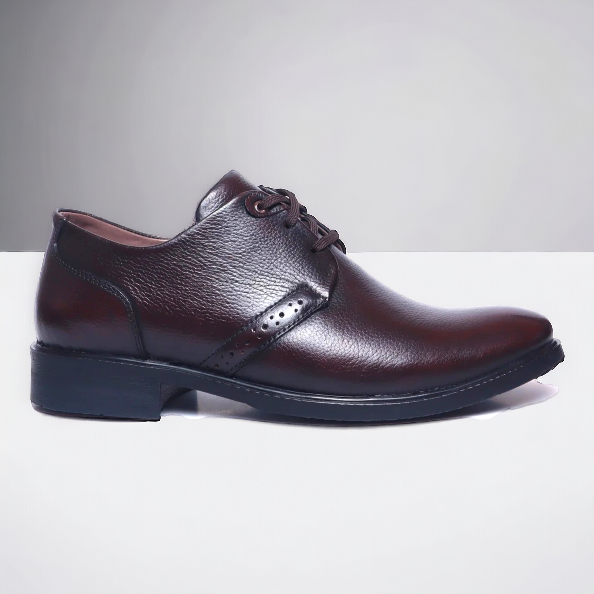 ZOOM B52 Brown Men's Casual Lace Up Leather Shoes - qivii