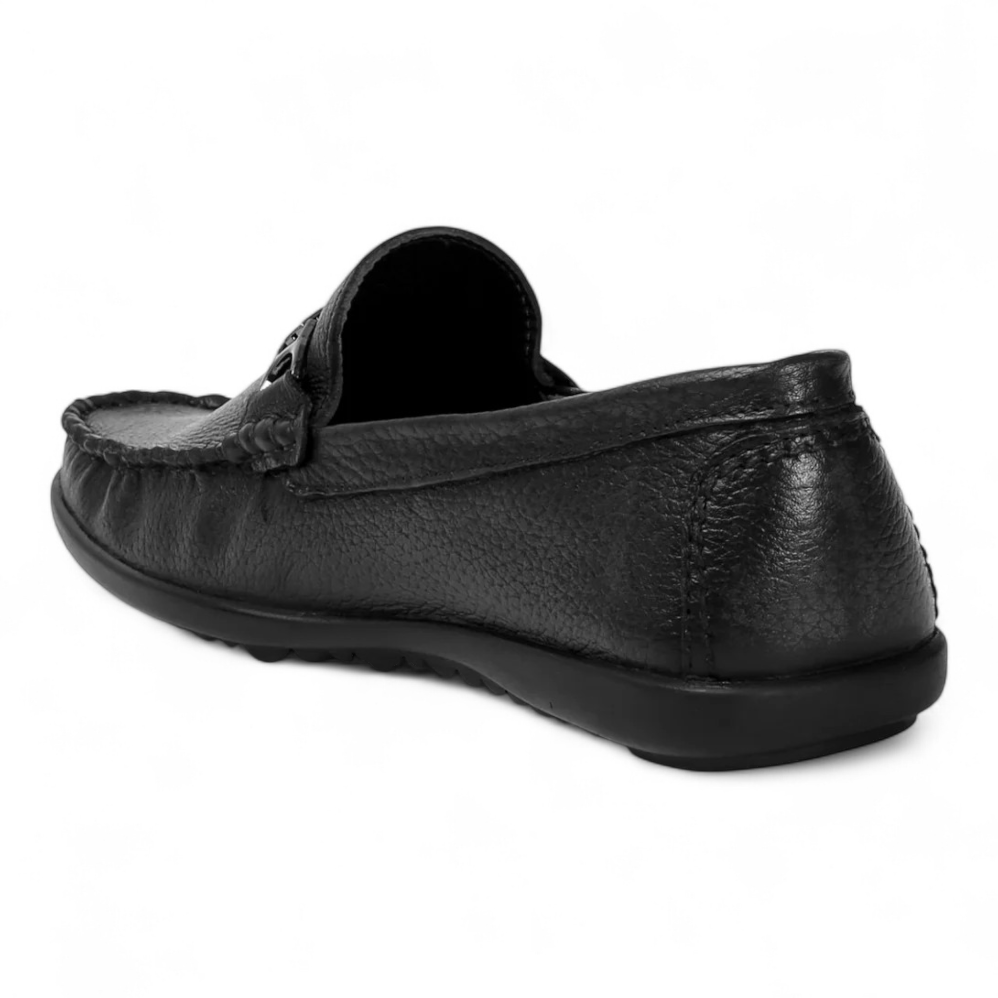 ZOOM D1325 BLACK Men's Loafers/Leather Shoes - qivii