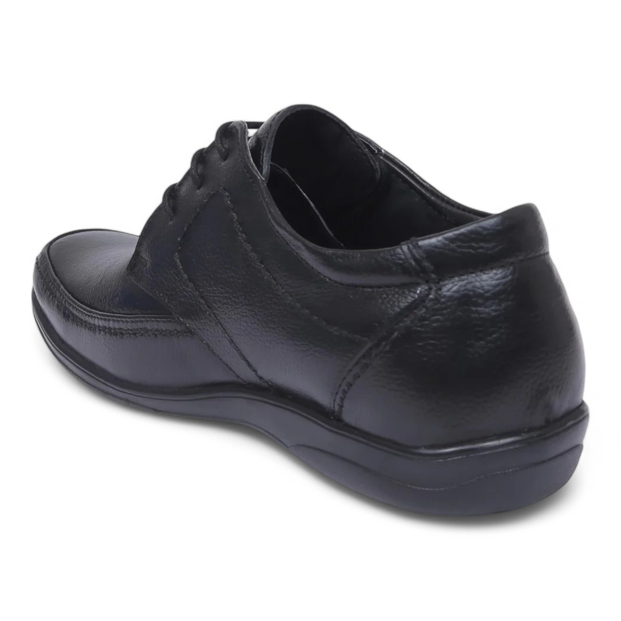ZOOM D3151 BLACK Men's Casual Lace Up Leather Shoes - qivii