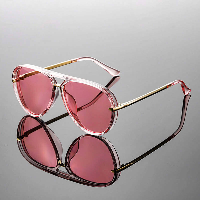 Primadona Retro Aviator Shades  - By Qivii