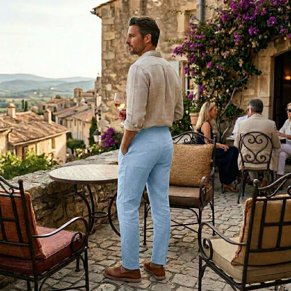 Capri Linen Pants