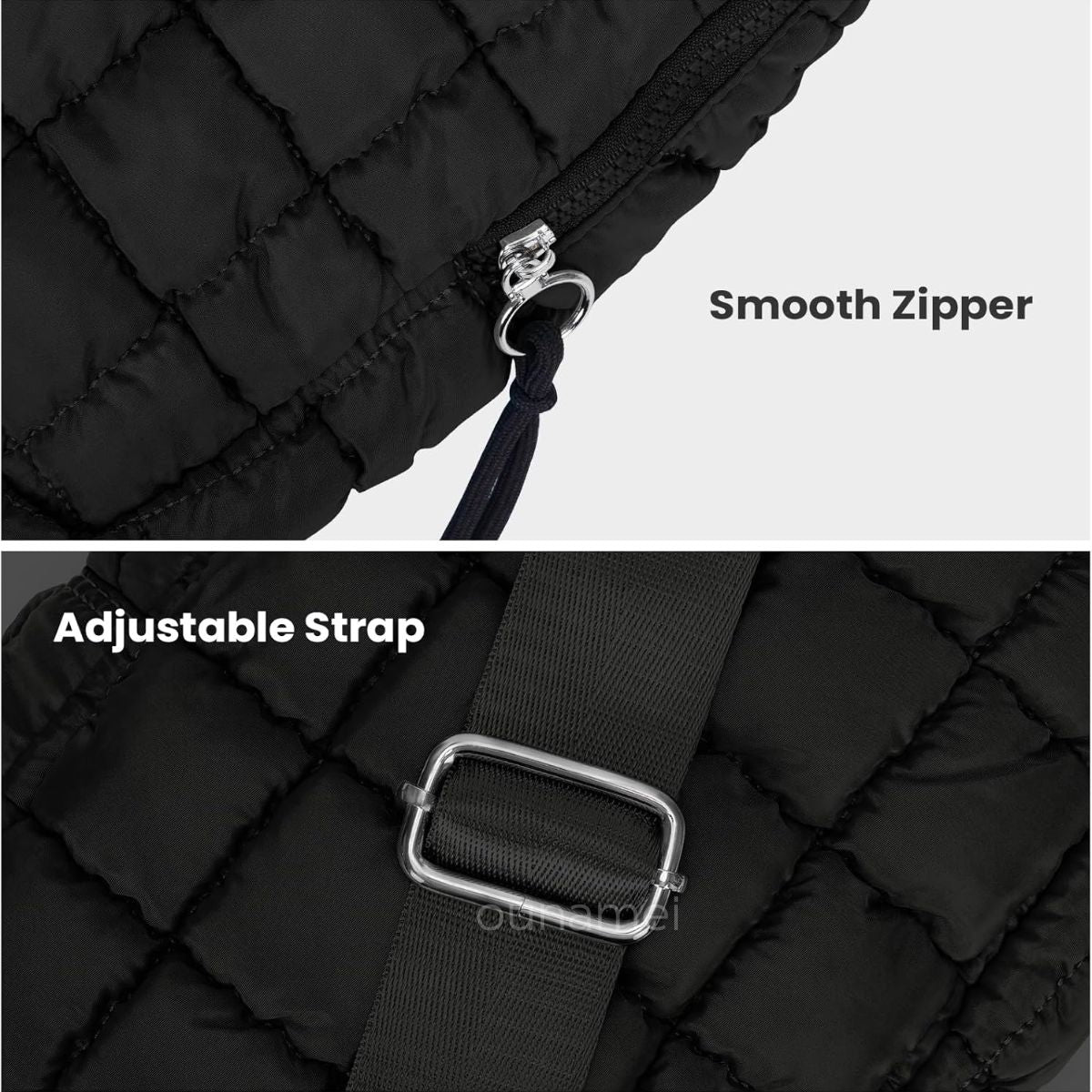 Puffer Quilted Sling Bag