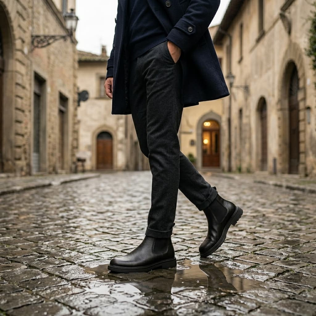 Radnor Retro Leather Chelsea