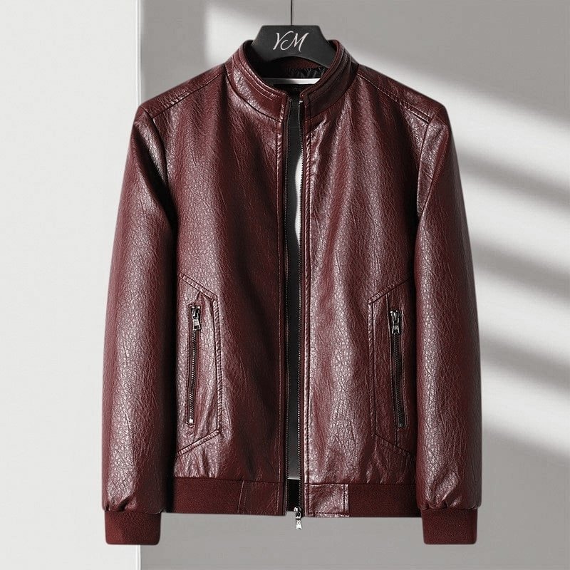 Matteo Verdi Leather Jacket  - By Qivii