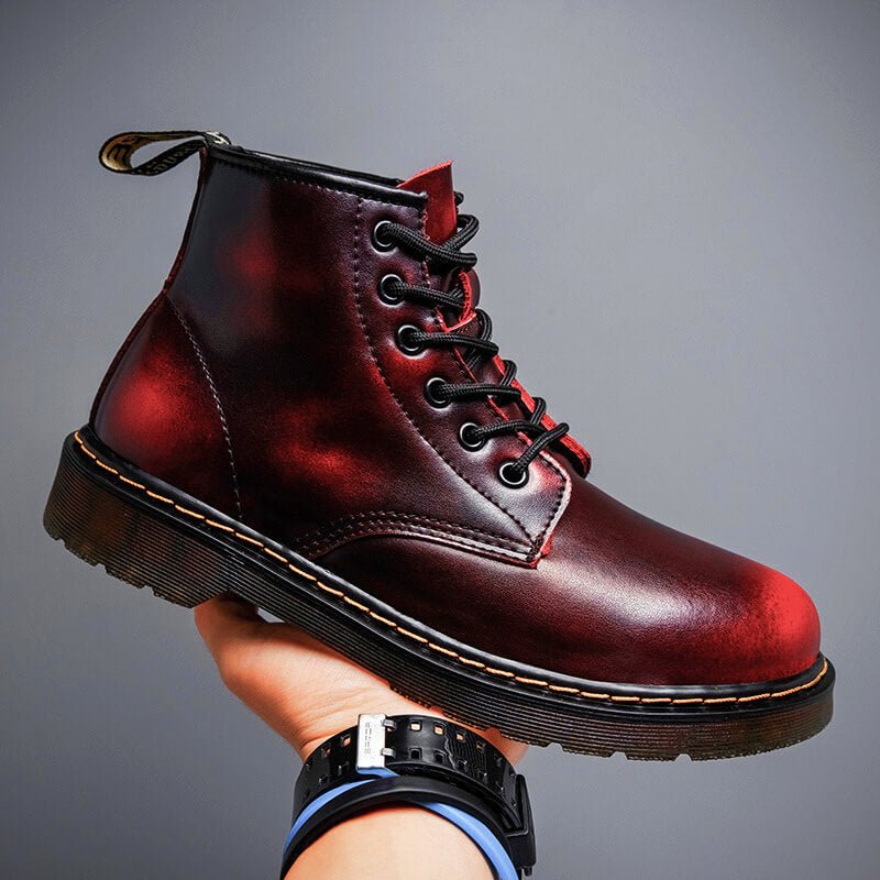 Winston Genuine Leather Boots  - By Qivii