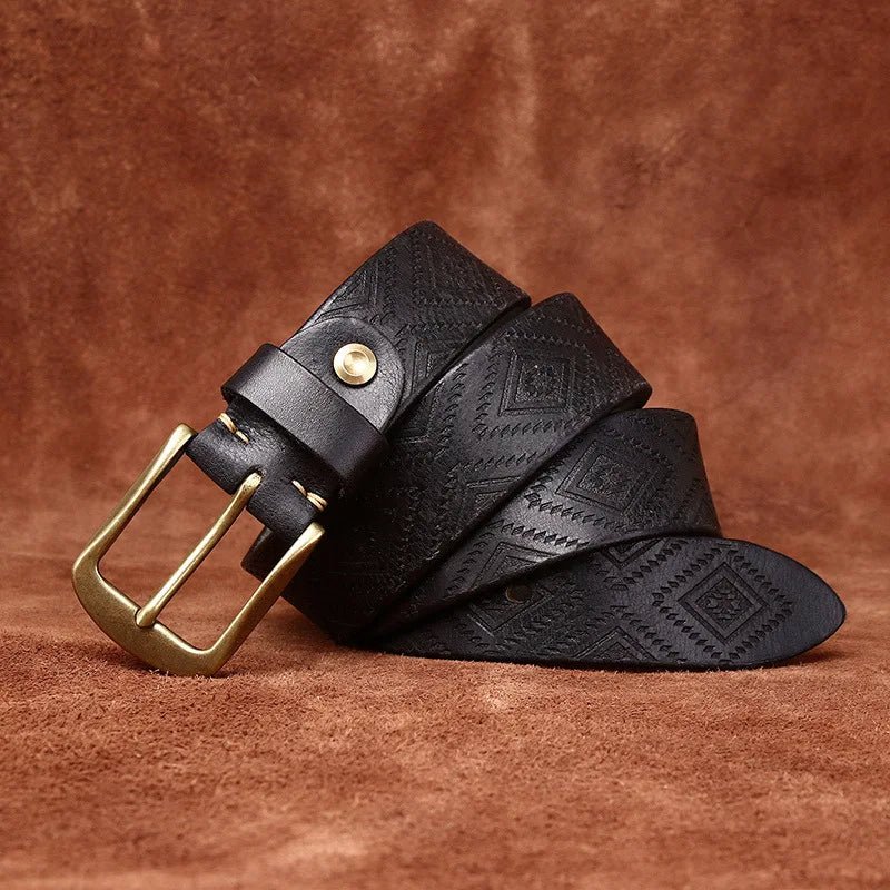 Tribal Leather Belt  - By Qivii