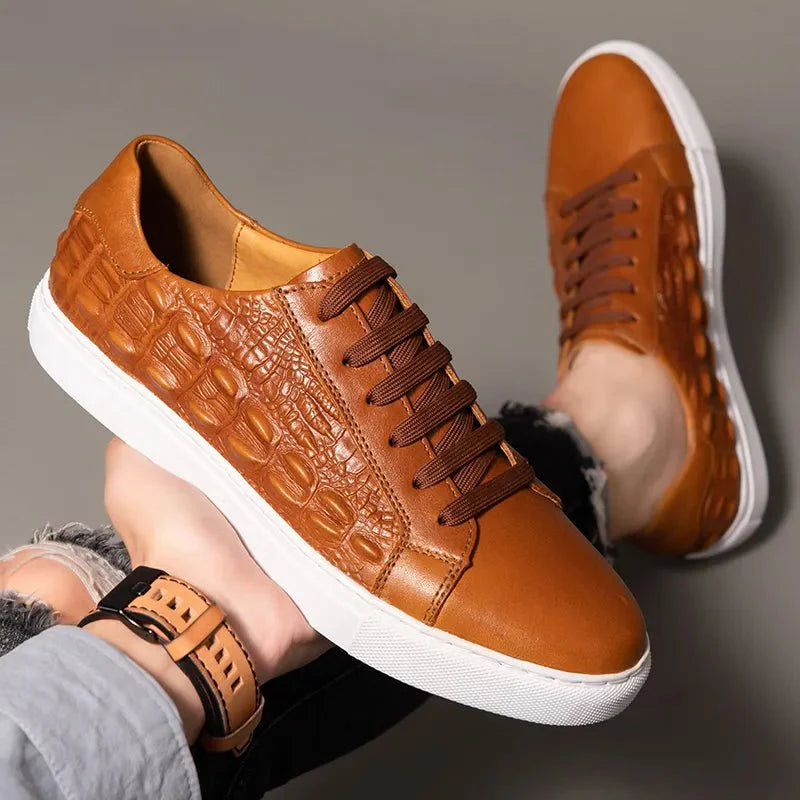 Gatorra Leather Sneakers  - By Qivii