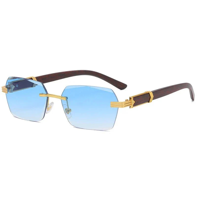 Rimless Square Shades  - By Qivii