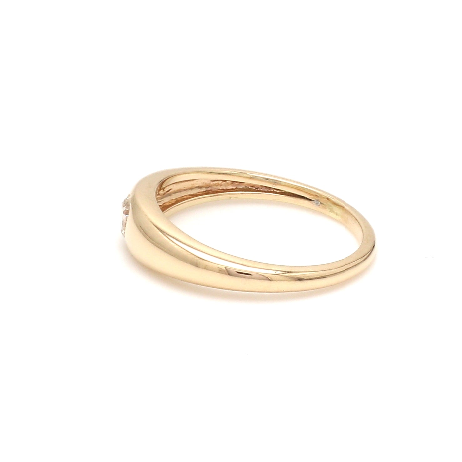 Diamond Cushion Mini Chunky Ring - qivii