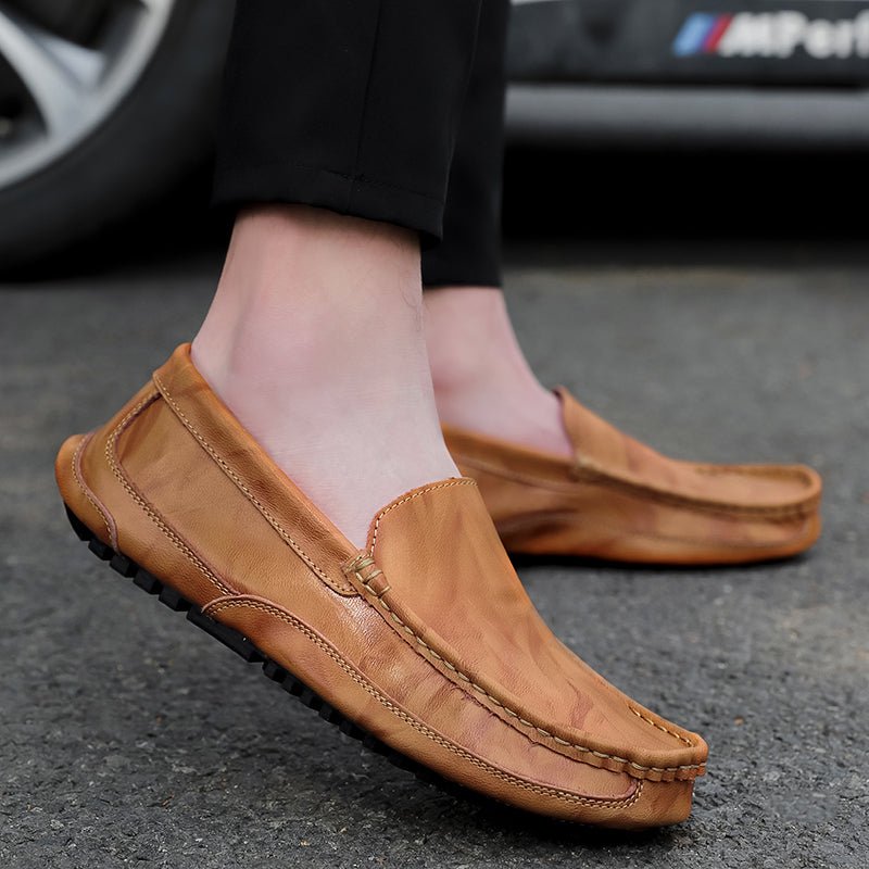 Genuine Leather Moccasins  - By Qivii