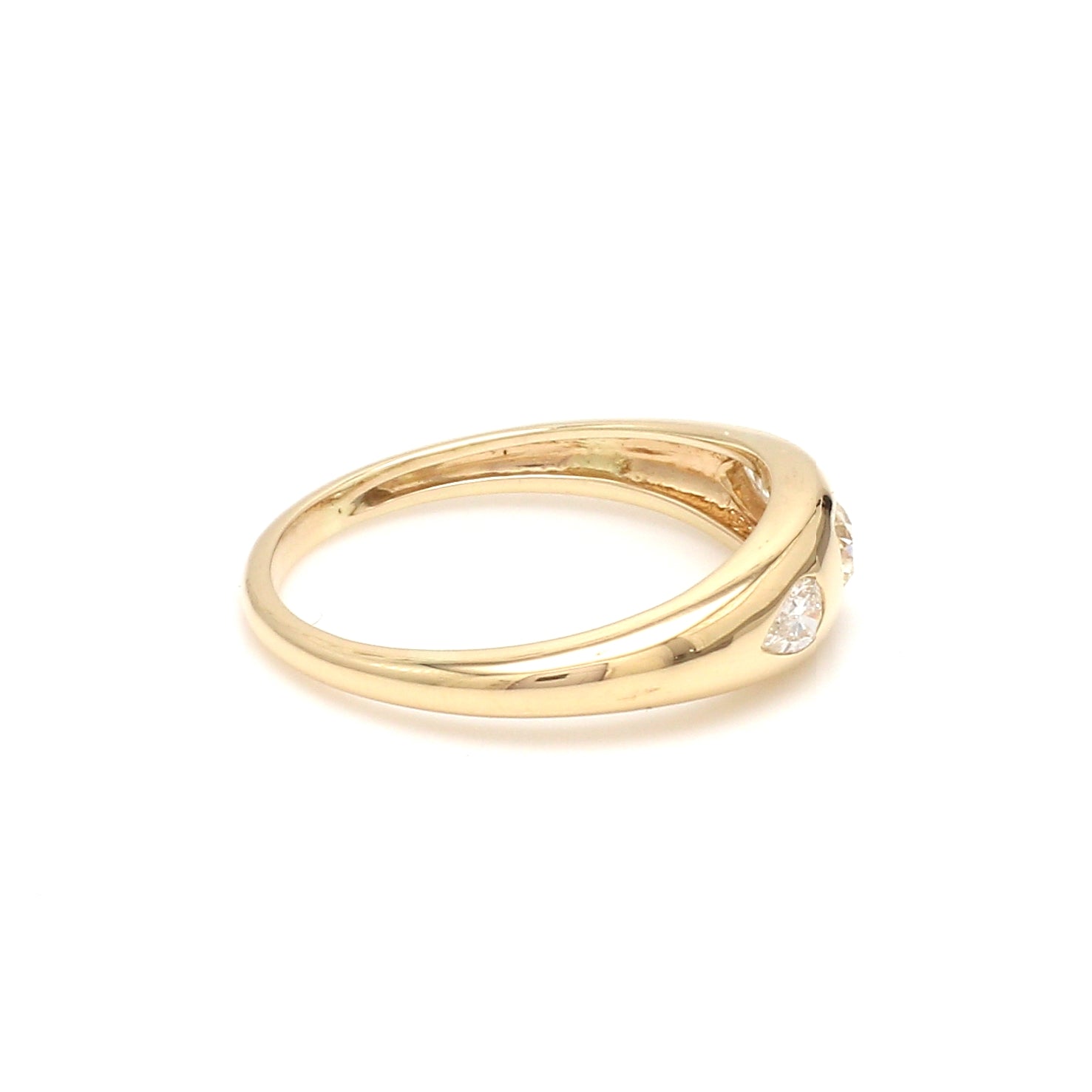 Diamond Cushion and Pear Chunky Ring - qivii