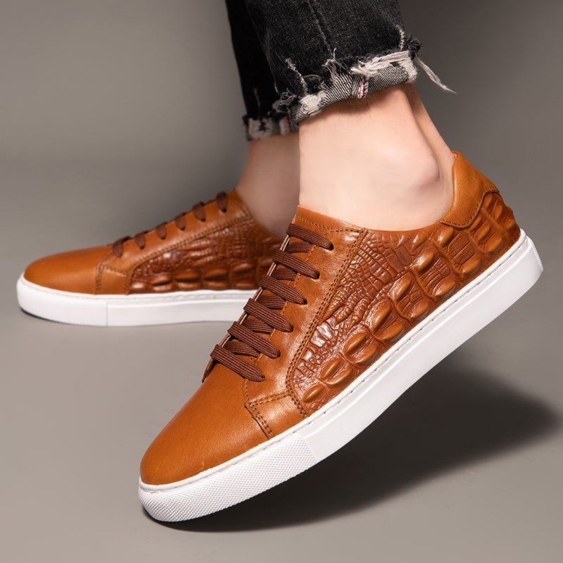 Gatorra Leather Sneakers  - By Qivii