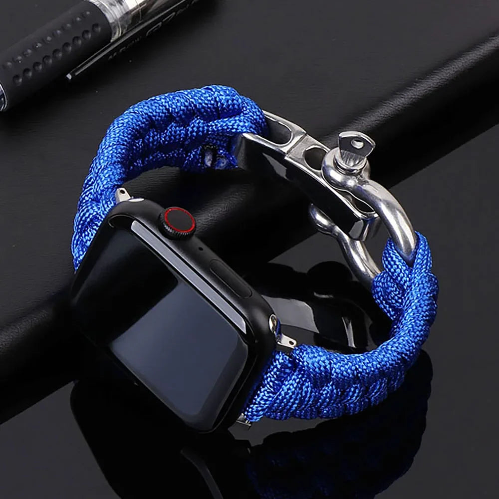 Ozark™ - Adjustable Nylon-Braided Apple Watch Band
