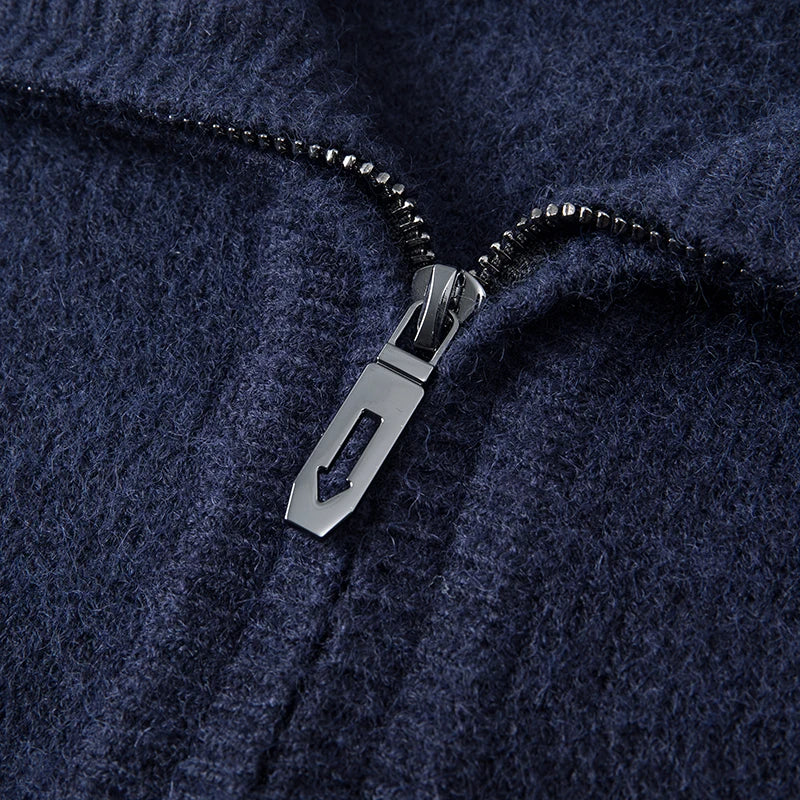 Isaac™ - Zachte Warme Kwart Rits Trui  - By Qivii