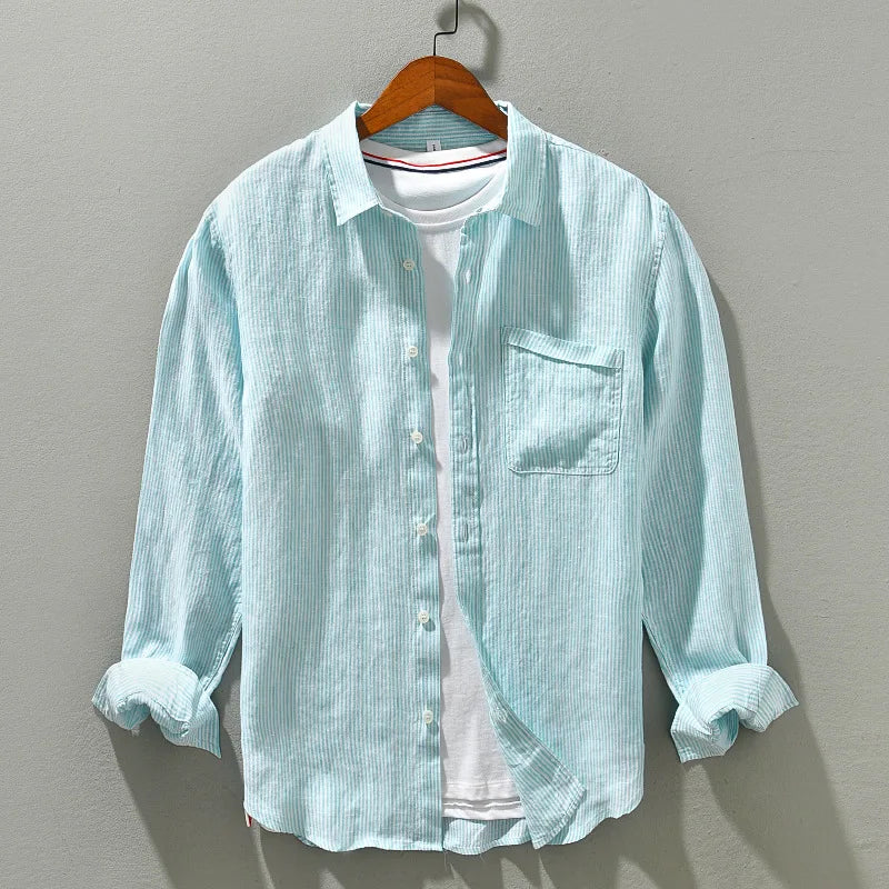 Fitzroy Linnen Shirt  - By Qivii