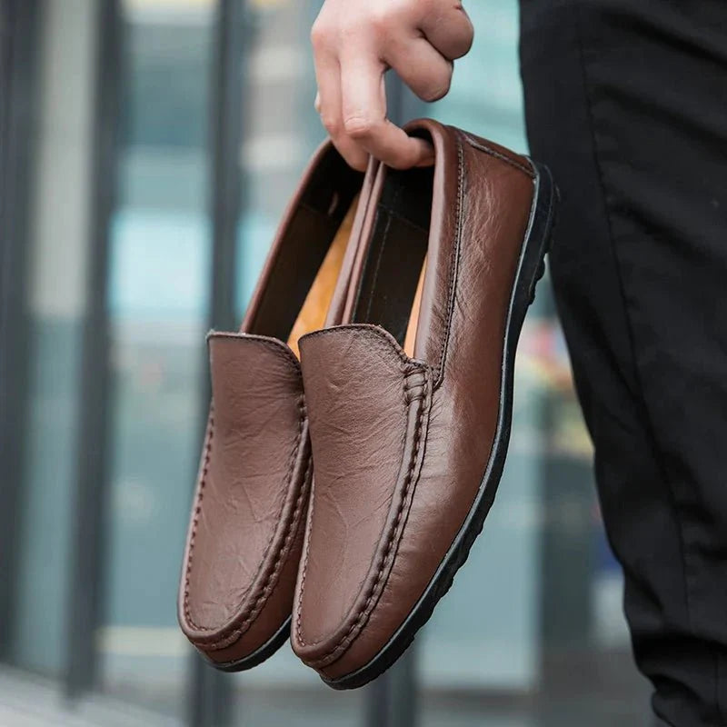Dolce Leather Loafers  - By Qivii