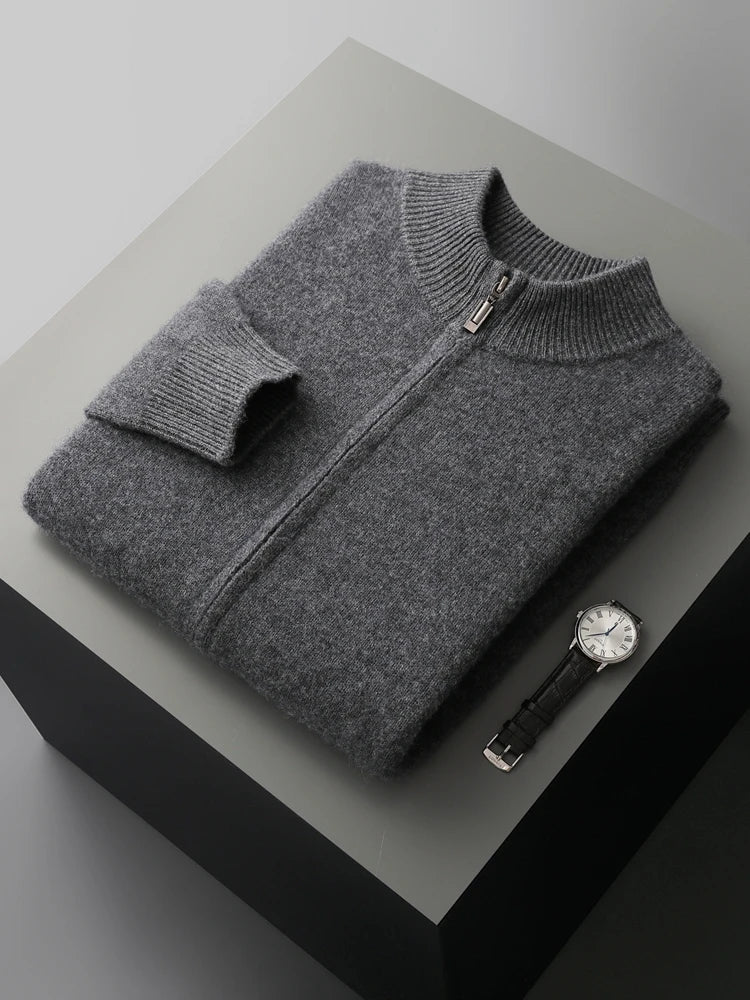 Merino Crest Cardigan
