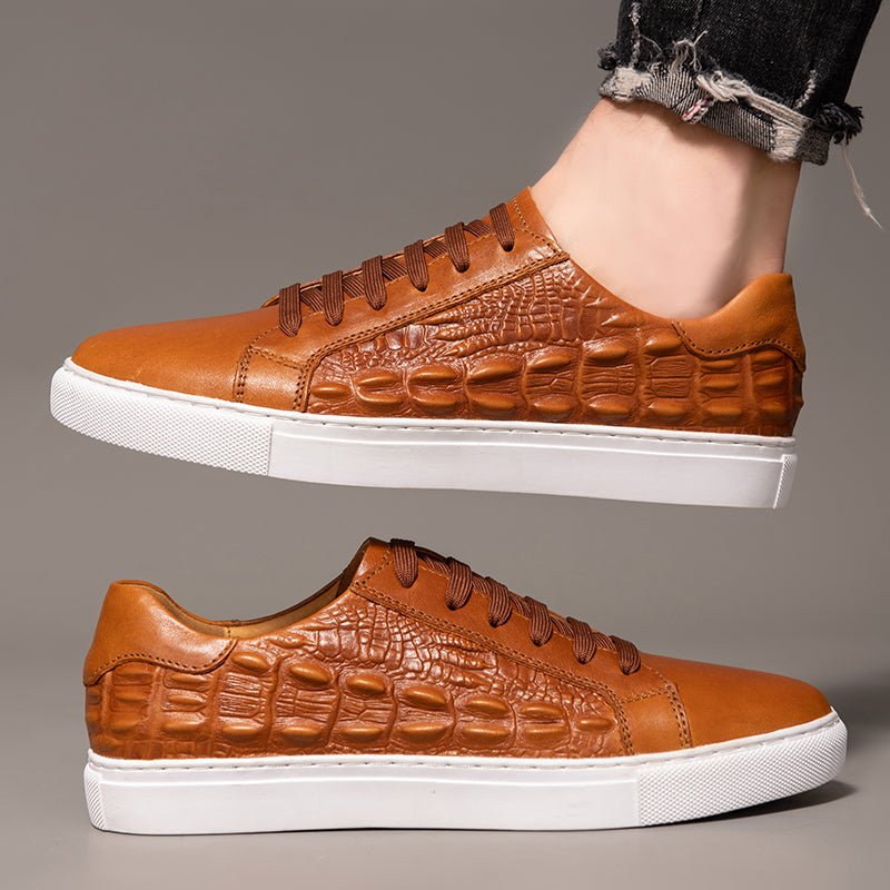 Gatorra Leather Sneakers  - By Qivii