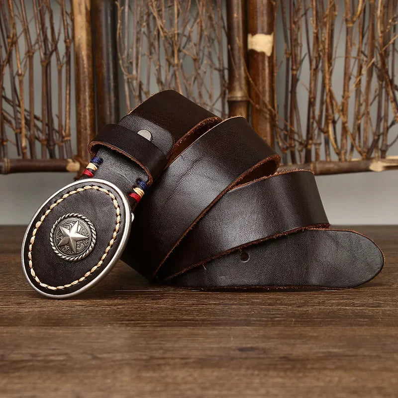 Rustler Cowhide Belt