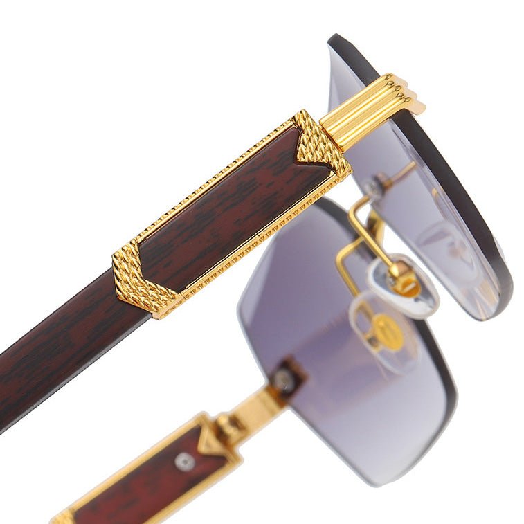 Rimless Square Shades  - By Qivii