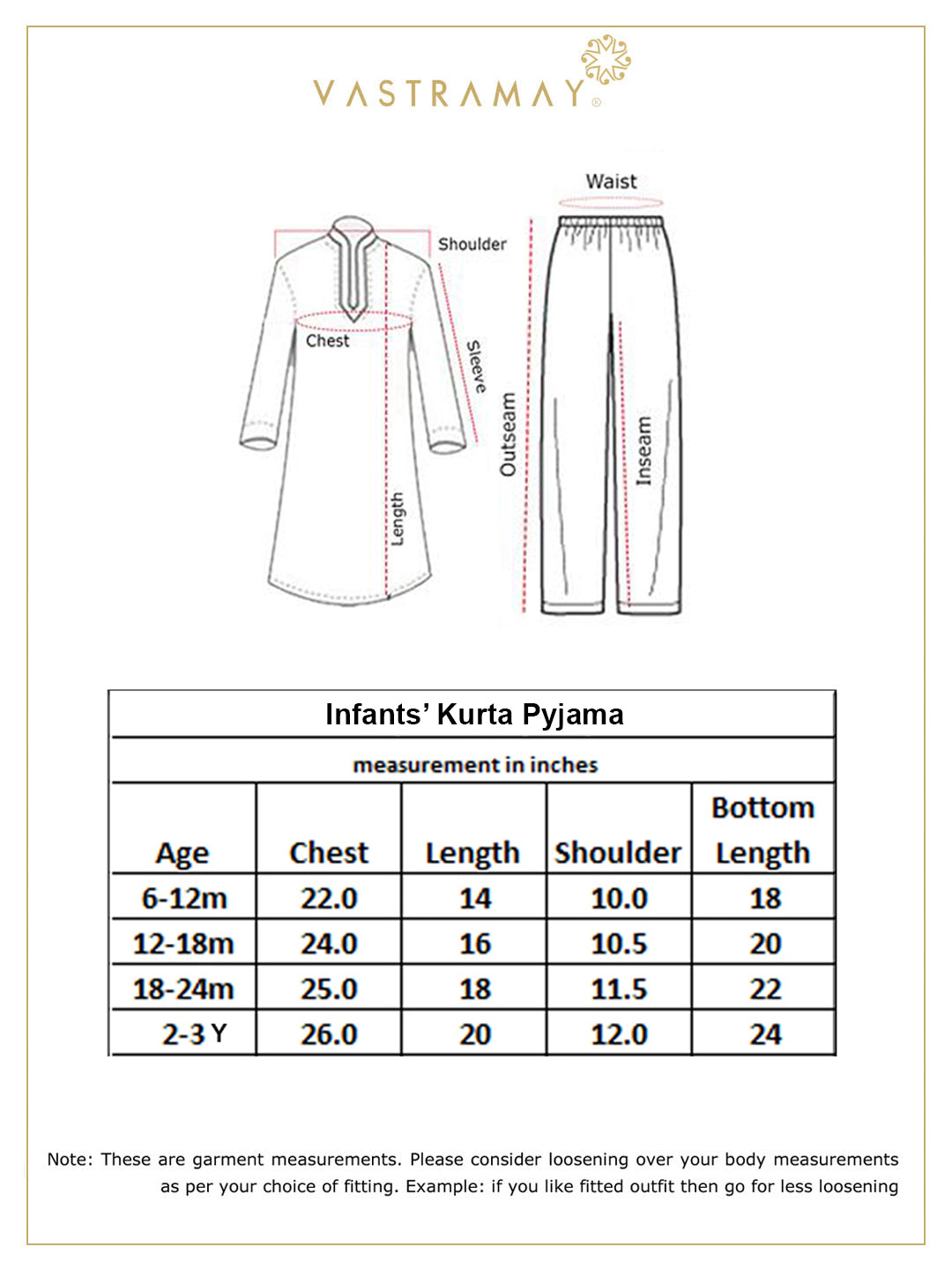 VASTRAMAY Boys Chiku Cotton Blend Kurta Pyjama Set