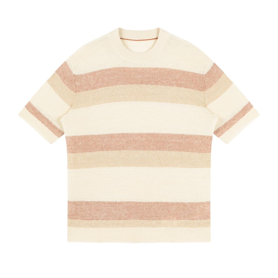 Maratea Striped Linen Tee